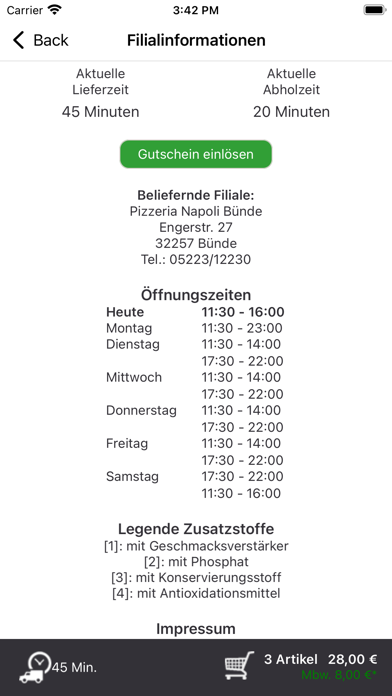 Napoli Bünde Screenshot