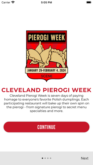 Cleveland Pierogi Week Screenshot