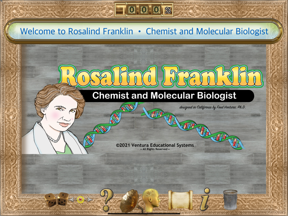 #1. Rosalind Franklin (iOS) 由: Ventura Educational Systems
