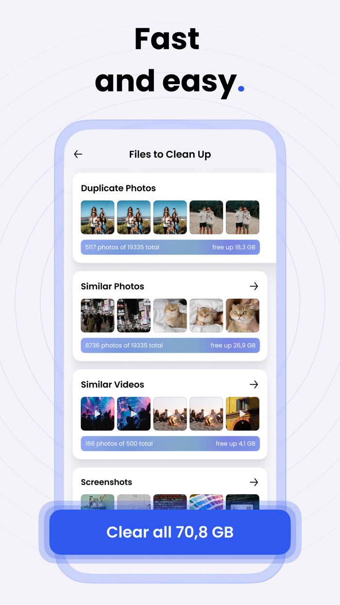 MyCleaner Clean Up Storage