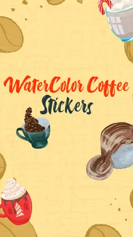Game screenshot Water Color Coffee Stickers mod apk