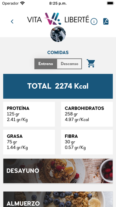 Vita Liberté Gym Screenshot