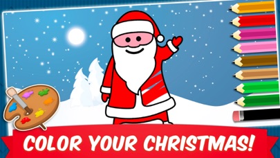 Christmas: Kids coloring games Screenshot