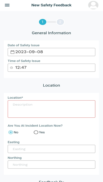 1nfiniti SAFETY Screenshot
