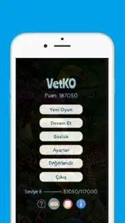 vetko (veteriner kelime oyunu) iphone screenshot 1