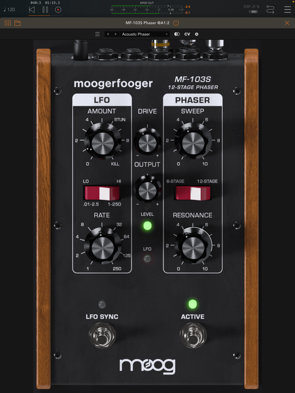 Screenshot #4 pour MF-103S 12-Stage Phaser