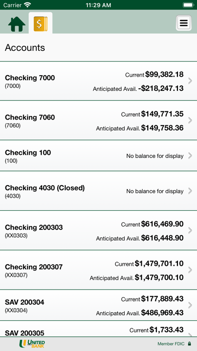 United Fidelity Bank Business Screenshot