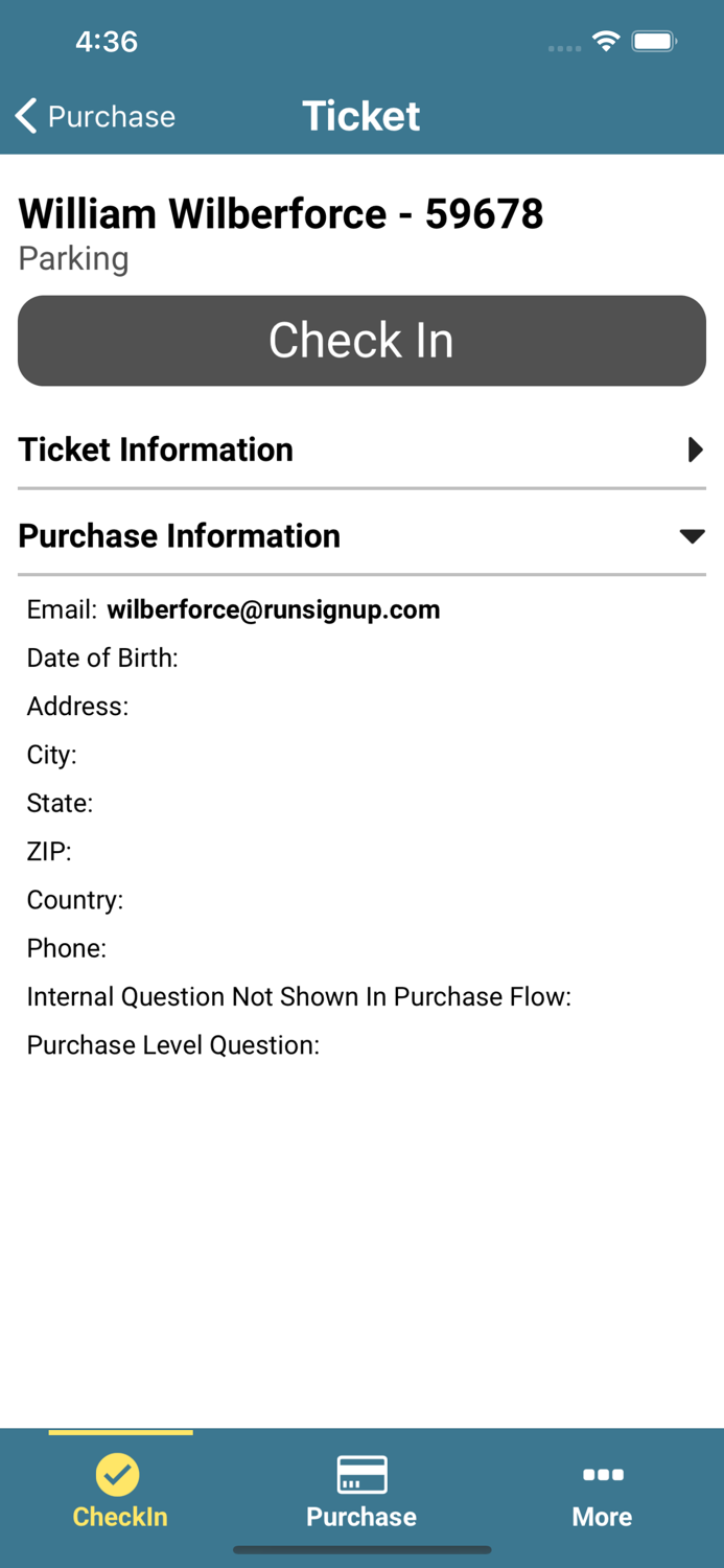 TicketSignup Tickets