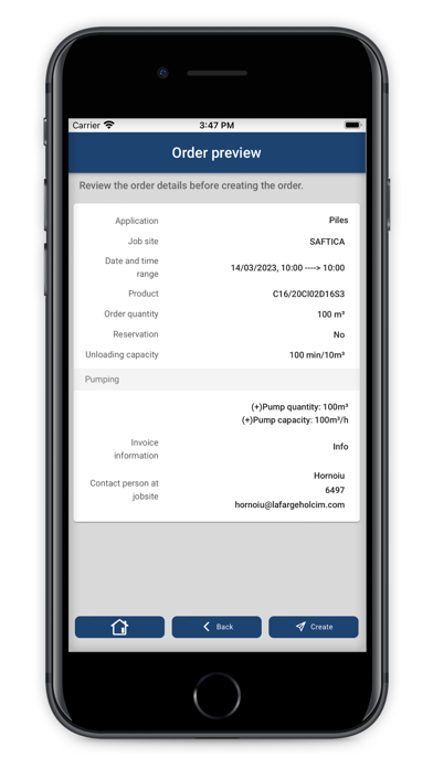 HolcimBeton Screenshot