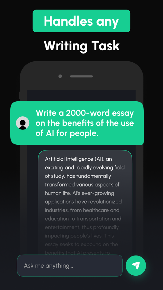 #3. Ask2AI: Ask AI Chat Assistant (iOS) 由: Mirkan Caliskan