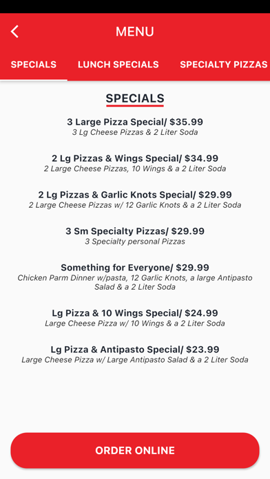 Angelo's Pizza Screenshot