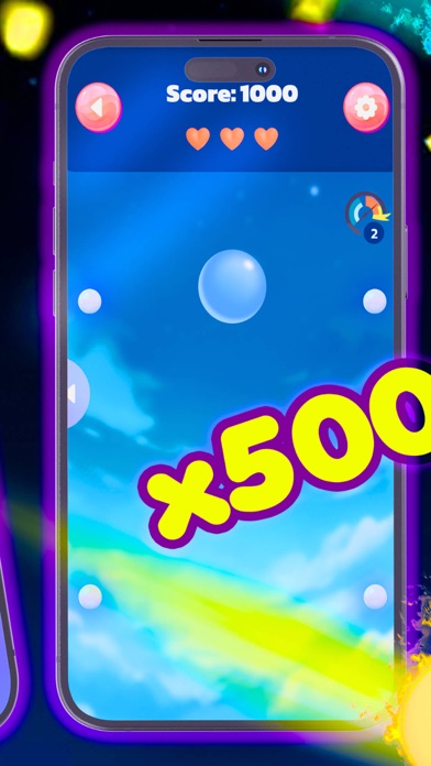Bounce Pink Ball Game Screenshot