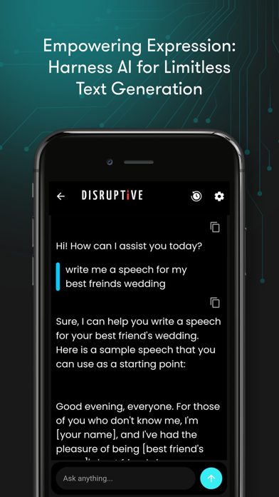 Disruptive AI Screenshot