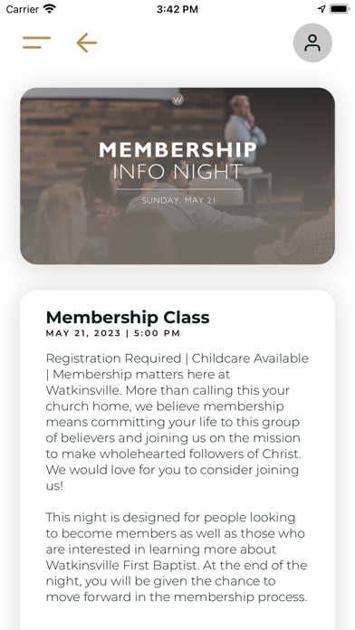 Watkinsville FBC Screenshot