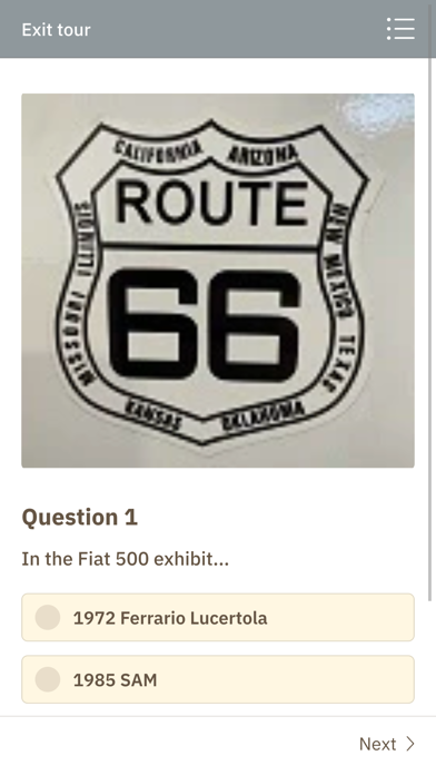 Lane Motor Museum Mobile App Screenshot