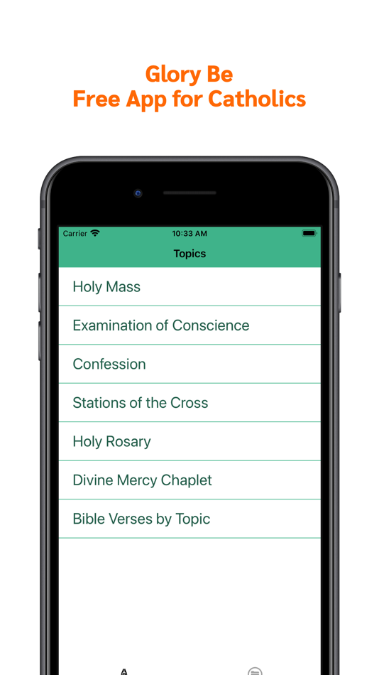 #1. Glory Be (iOS) 由: Gifted Books and Media