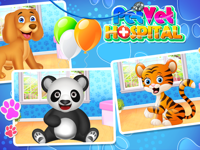 Fluffy Pet Vet Doctor Hospital