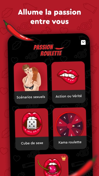Screenshot #1 pour Roulette Coquin: Jeux Sexe