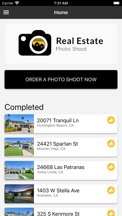 Real Estate Photo Shoot Screenshot