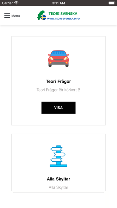 Teori På Svenska Screenshot