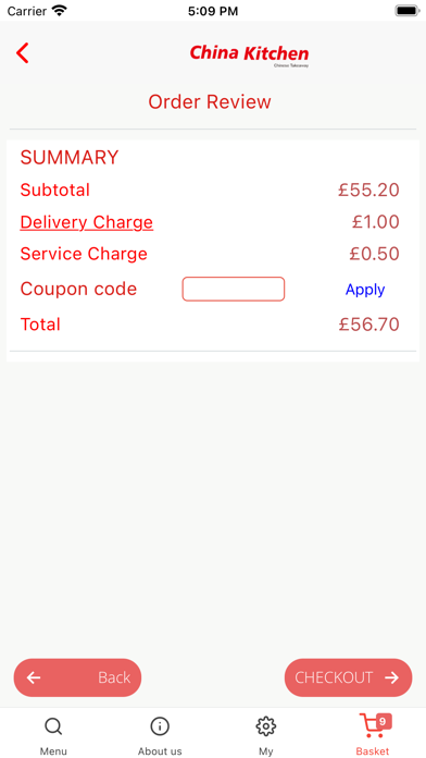 China Kitchen Birmingham Screenshot