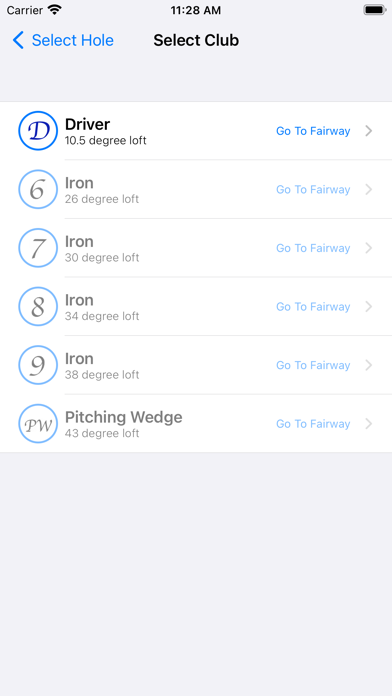MyGolfStrokeDriver Screenshot