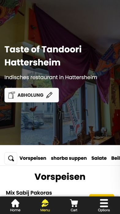 Taste of Tandoori Hattersheim Screenshot