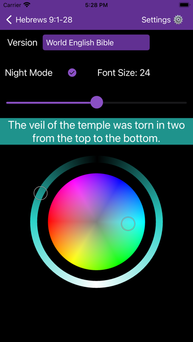 Veil Bible App Screenshot