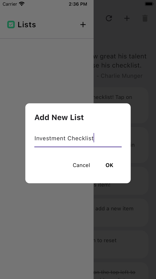 #3. Simplistic Checklist (iOS) Podle: Jian Yang Lim
