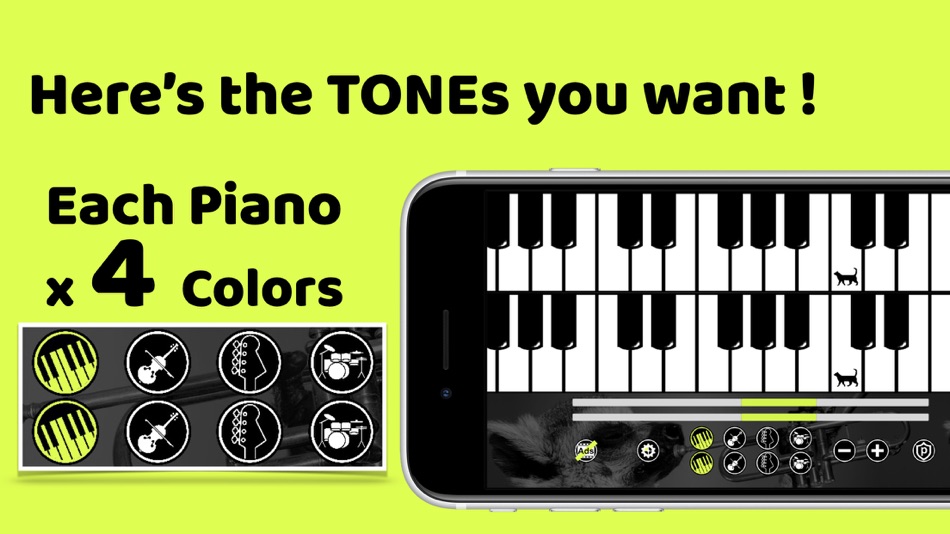 #1. 88Keys Multi Tones Piano (iOS) 由: Kenta Shorakui