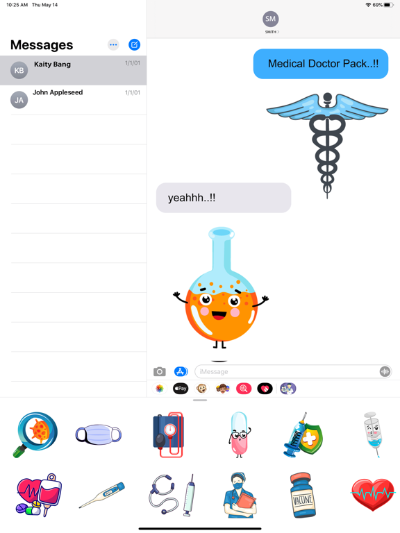 Screenshot #6 pour Medical Doctor Stickers