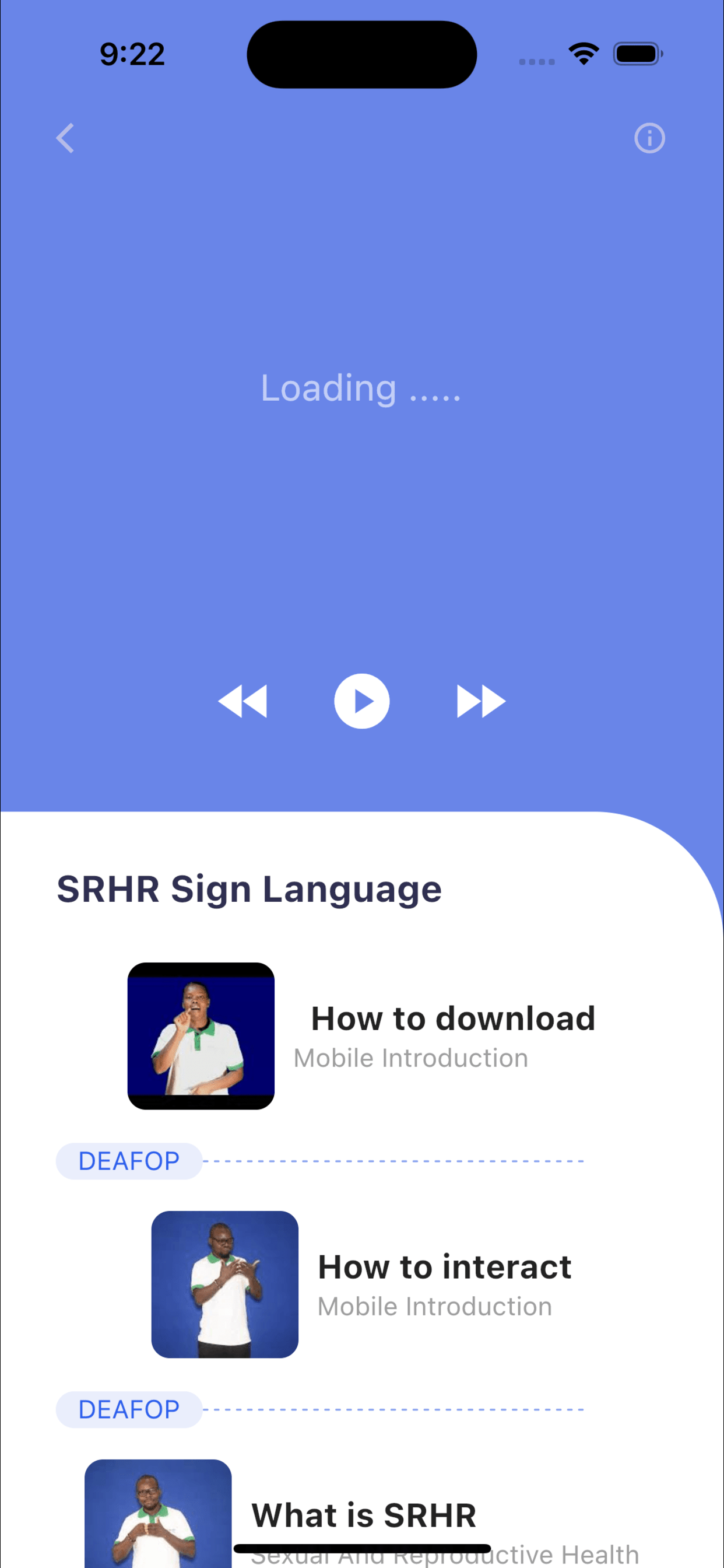 SRHR Sign Language