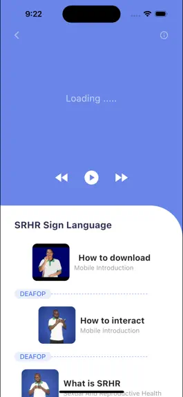 Game screenshot SRHR Sign Language hack