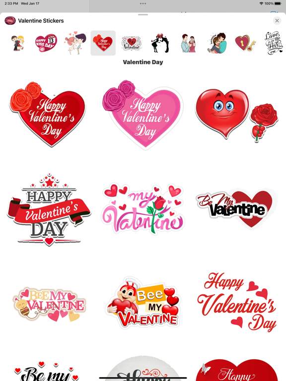 Screenshot #5 pour Valentines Day Stickers - Love