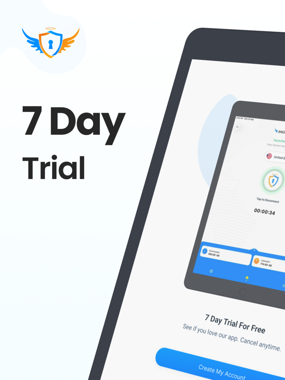 Screenshot #4 pour AngelVPN: Fast VPN & Privacy