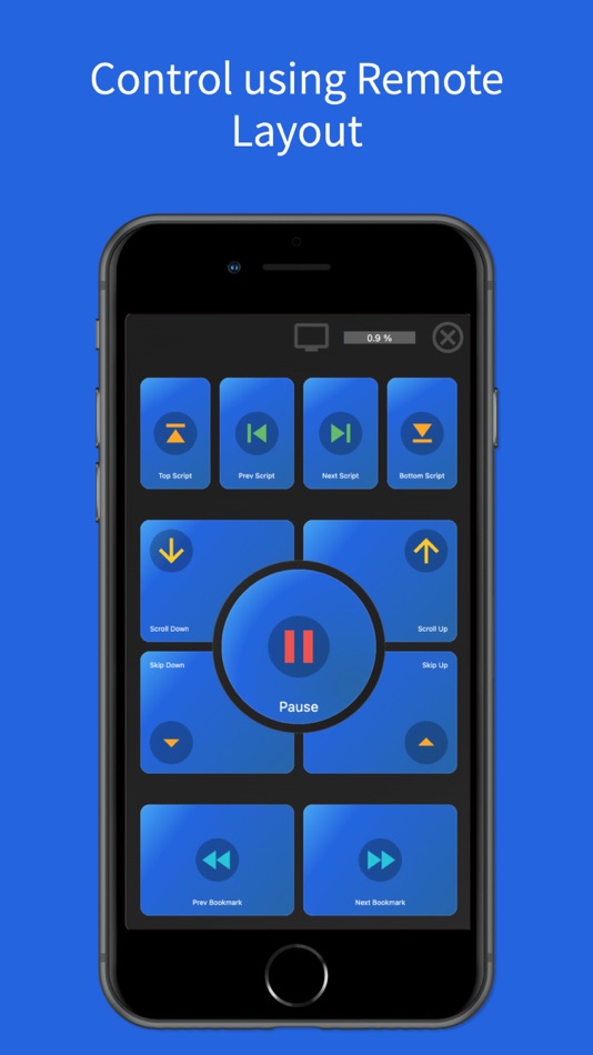 #1. TeleScroll Remote (iOS) بواسطة: PrompterPeople