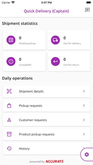quick delivery captain iphone screenshot 2