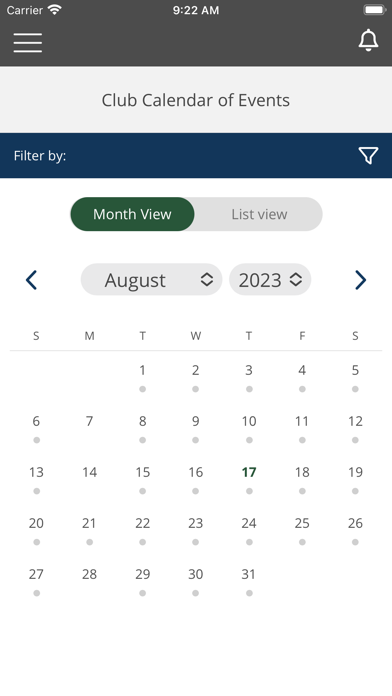 Lake Shore CC Members Screenshot
