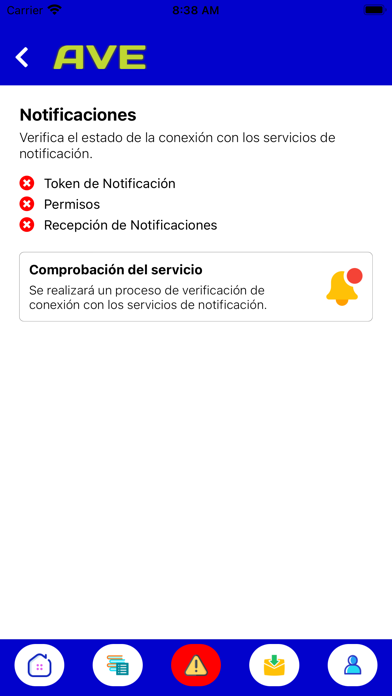 AVE Emergencias Screenshot