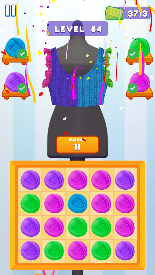 #4. Merge Knit (iOS) 由: CHEF GAME STUDIO YAZILIM TEKNOLOJILERI LIMITED SIRKETI