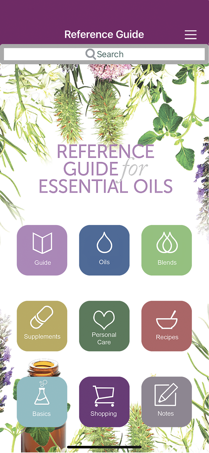 Ref Guide for Essential Oils