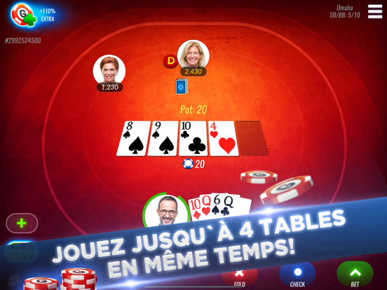 Screenshot #4 pour Poker Omaha - Vegas Casino