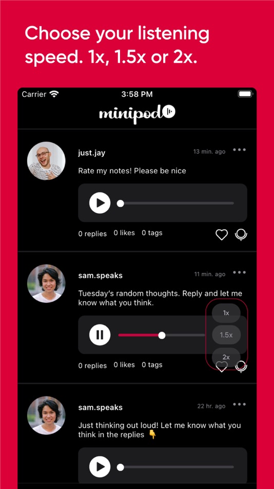 #6. Minipod: Speak Your Mind (iOS) 由: Nofini Limited