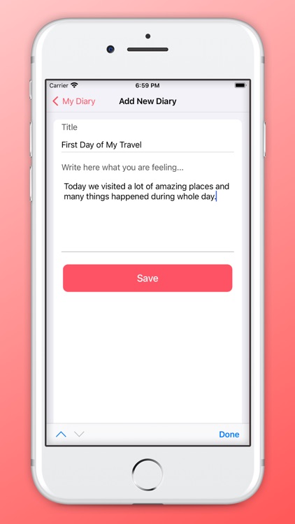 Diary - Secret Note With Lock