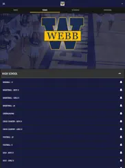 the webb school ipad capturas de pantalla 2