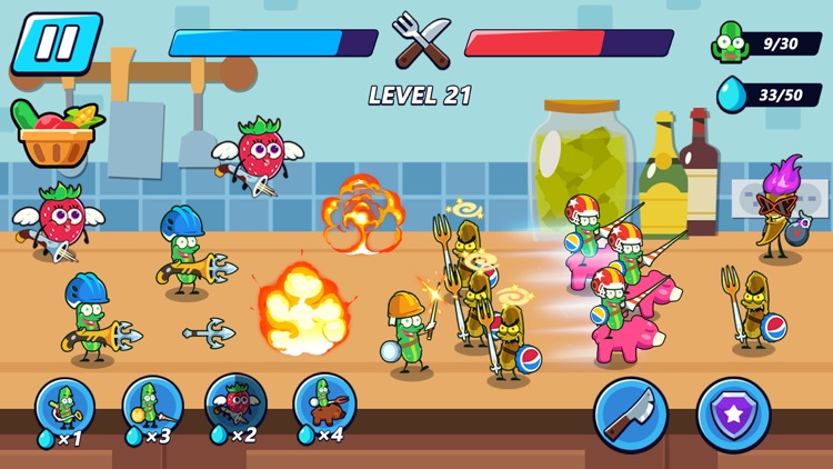 Vegetable War-Ultimate Battle screenshot-3