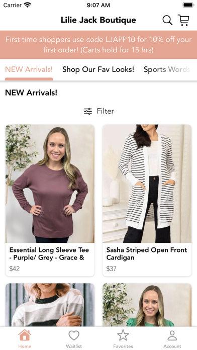 Lilie Jack Boutique Screenshot