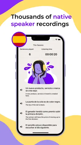 Game screenshot ListenUp Spanish apk