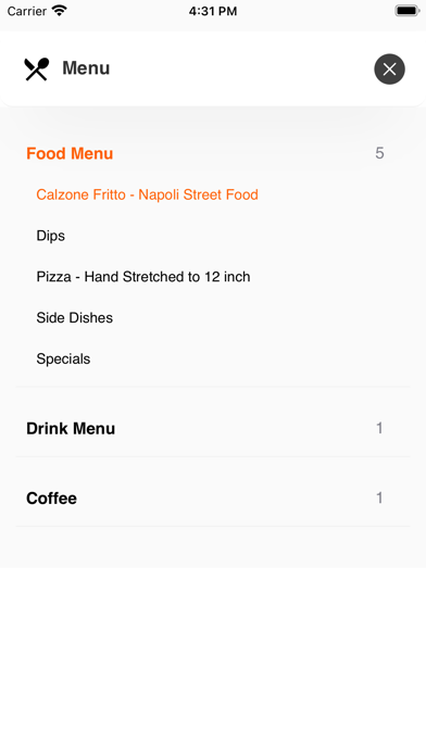 CAMPANIA PIZZA Screenshot