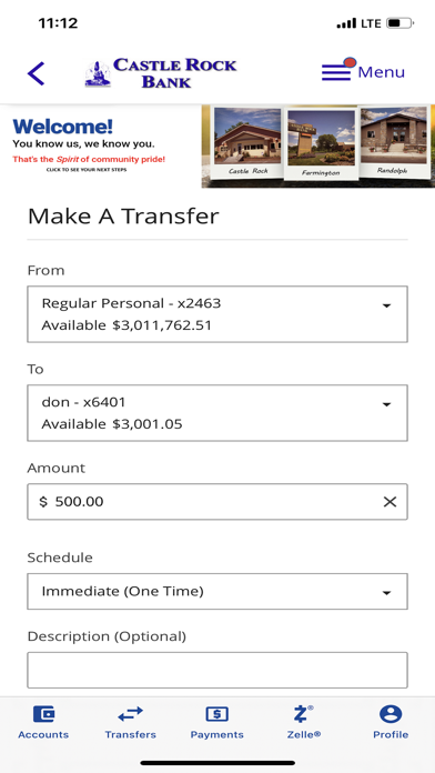 Castle Rock Bank Screenshot